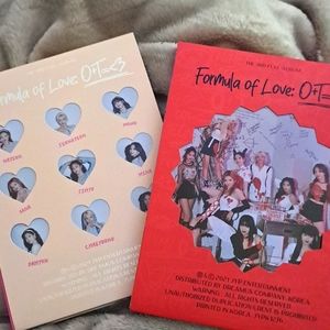 Twice Kpop 2 cd sets and accessories